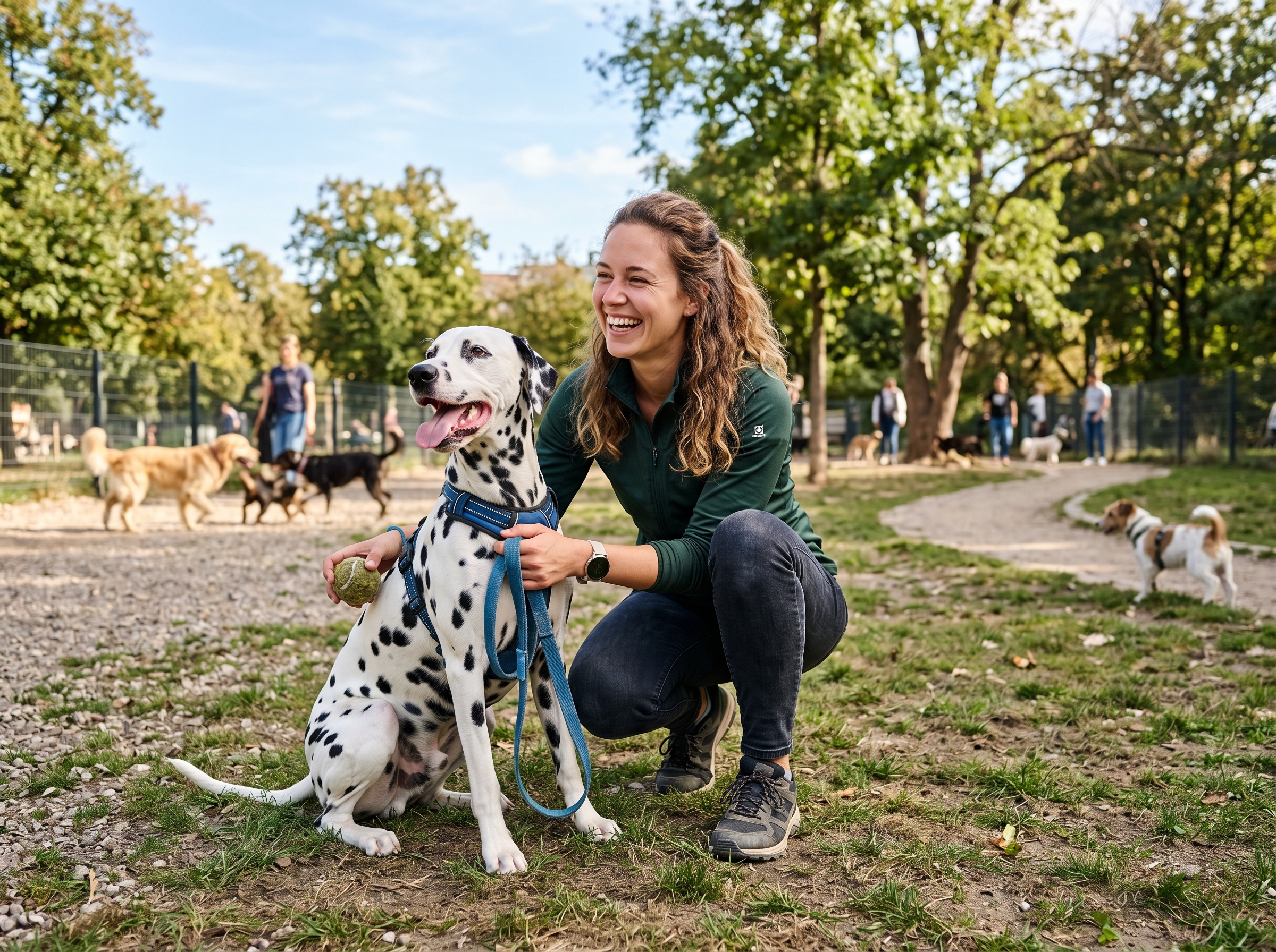 Dalmatiner im Hundepark